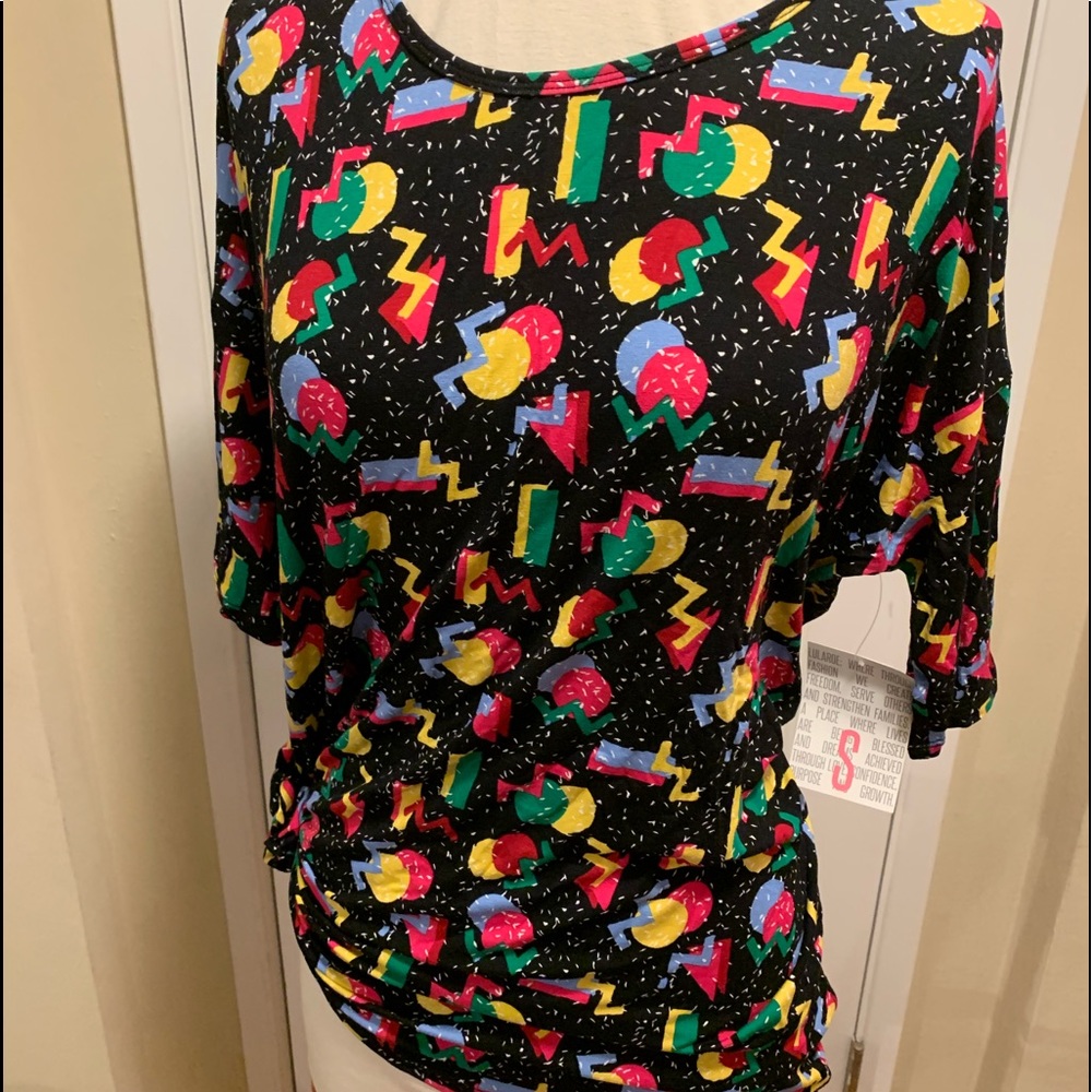 80s ~ 90s retro Lu La Roe Irma Tunic Top FUNKY NWT